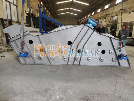 1200 * 3000mm فولاد ضد زنگ چند طبقه مواد غذایی افزودنی های فرکانس بالا ارتعاش صفحه نمایش برای مواد شیمیایی مواد غذایی افزودنی
