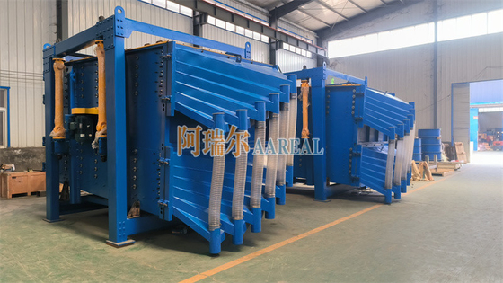 حداکثر 2000*4000mm 1~5 Decks سیفتر چرخش برای غربالگری گرافیت دانه دار بالاتر از 90٪ دقت