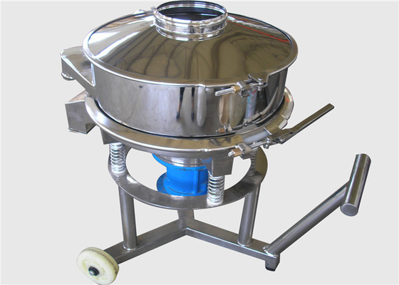 نیمه پوشش جدا کننده مایعات جامد آب خامه ای Vibro Sieve Machine 600mm 800mm