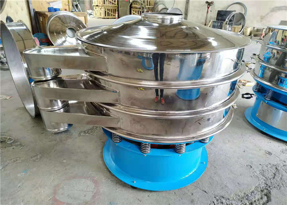 دستگاه غربالگری دو طبقه چرخدار سه طبقه صفحه لرزش حجم کوچک