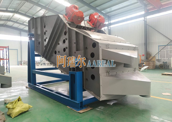 عملکرد بالا 1800*5000mm 4 Deck Mogensen خطی مستطیل لرزش صفحه نمایش برای مواد آتش شکن