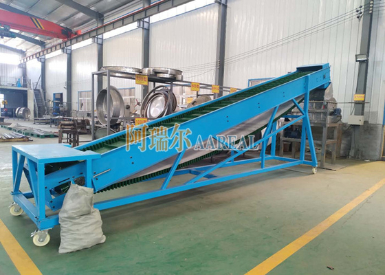 1400mm بلند شدن دامن صنعتی کمربند حمل کننده برای بلوک شکر