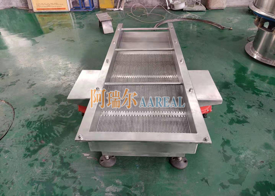 SUS 316L جدا کننده صفحه نمایش ارتعاش خطی مستطیل برای ژله لوبیا