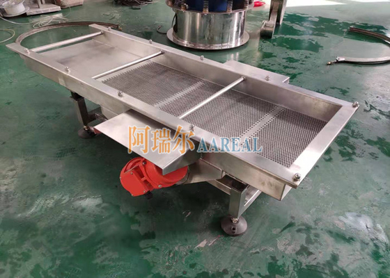 SUS 316L جدا کننده صفحه نمایش ارتعاش خطی مستطیل برای ژله لوبیا