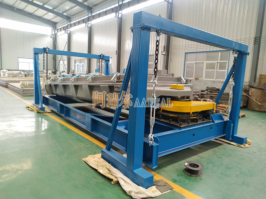 فولاد ضد زنگ 1500 * 3000mm 1 ~ 4 Decks خاکستر سودا Gyratory Screener متقابل جداکننده صنعتی ظرفیت بزرگ دقت بالا