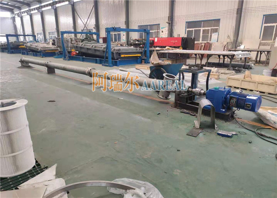 قطر 219mm طول 9000mm لوله پیچ ناقل تغذیه 316L درجه غذایی
