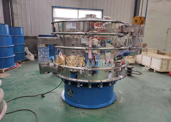 فولاد ضد زنگ 1500mm چرخش لرزش صفحه نمایش برای ترکیب غربالگری ظرفیت بزرگ