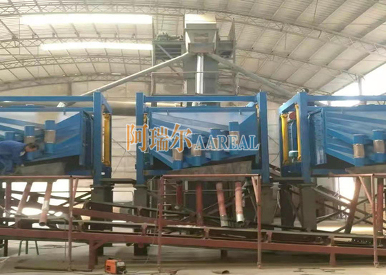 2000 * 4000mm جدا کننده صفحه نمایش چرخدار مستطیل برای ظرفیت دوبرابر شن و ماسه Frac