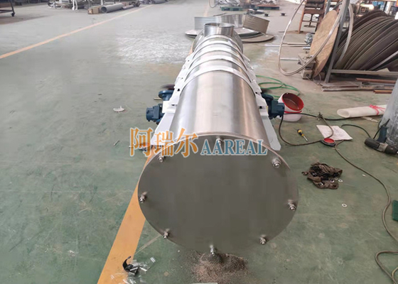 قطر 400mm فولاد ضد زنگ سیستم های نقلیه لوله ای صنعتی صنعت مواد غذایی