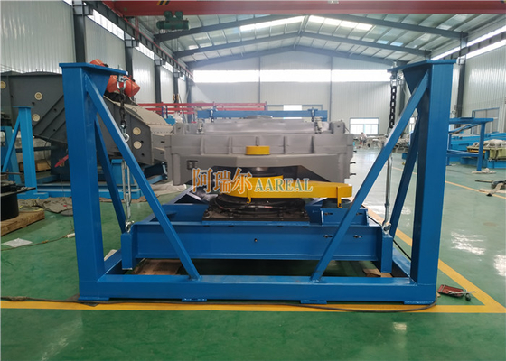کارایی بالا خروجی بزرگ 3-Deck 1500 * 3600mm کک نفتی Gyratory Screen Sifter برای غربالگری 0.1mm Powder