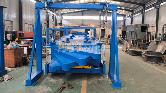 2000 * 5000mm درب دسترسی جانبی صفحه چرخش برای 65 ~ 90 TPH کلسیم آمونیوم نیترات
