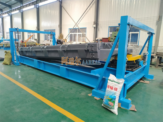 دستگاه صفحه نمایش چرخش 1800*3600mm با ظرفیت بالا برای جداسازی پودر UHMWPE
