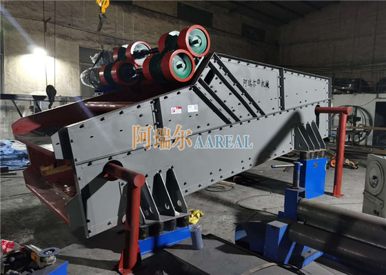شن و ماسه سیلیکا 2 عرشه 1800*5000mm Dewatering Vibrating Screen