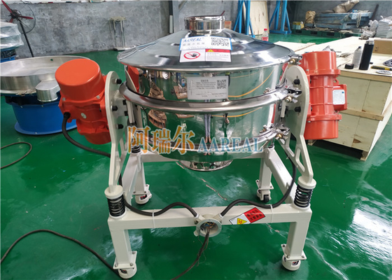 جریان مواد غذایی از طریق دستگاه صفحه نمایش ارتعاش SUS 400mm