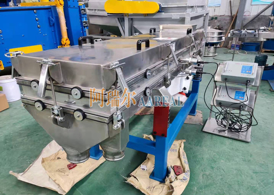 1200 * 2000mm Multi-Deck Stainless Steel Linear Vibro Sifter برای ادویه جات و گیاهان