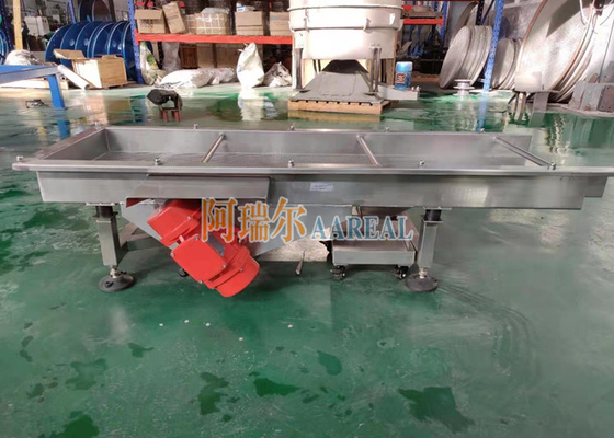 SUS 316L جدا کننده صفحه نمایش ارتعاش خطی مستطیل برای ژله لوبیا