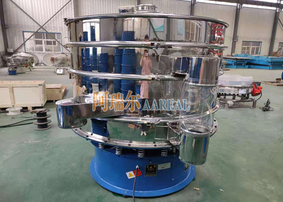 فولاد ضد زنگ 1500mm چرخش لرزش صفحه نمایش برای ترکیب غربالگری ظرفیت بزرگ